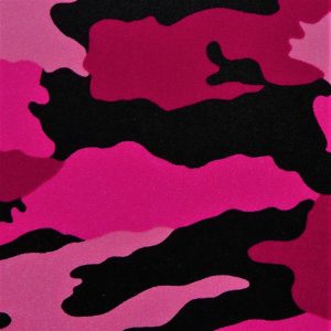 Camouflage pattern in pink & black