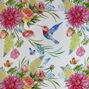 F012 - Hummingbirds and Flowers